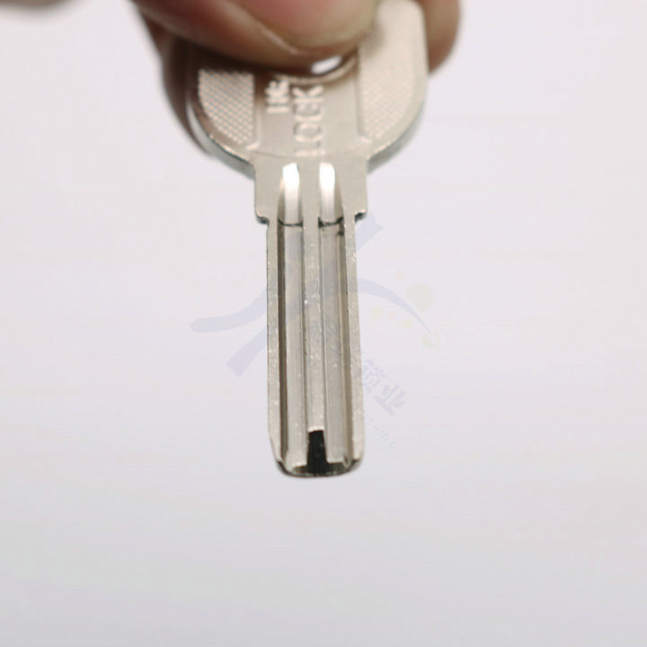 jc050 适合lock原子钥匙胚月牙半圆型 单排月牙铜钥匙