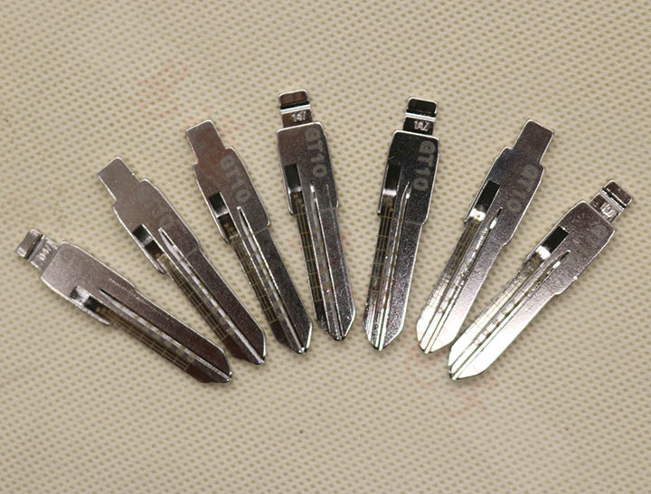 刻度钥匙胚147号 gt10 南京依维柯 汽车折叠刻度钥匙胚子