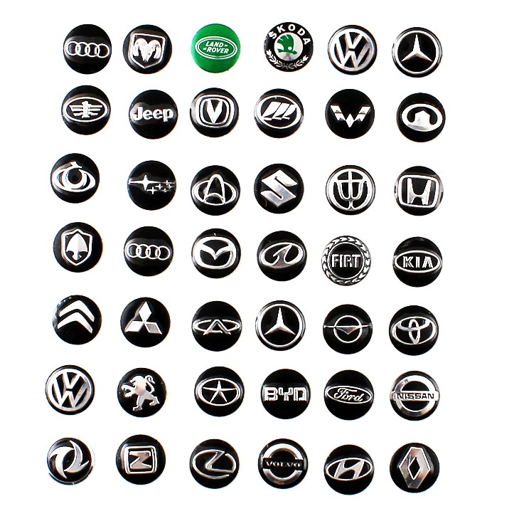 折叠钥匙金属车标可贴kdvvdity90子机汽车遥控器标凹凸金属贴